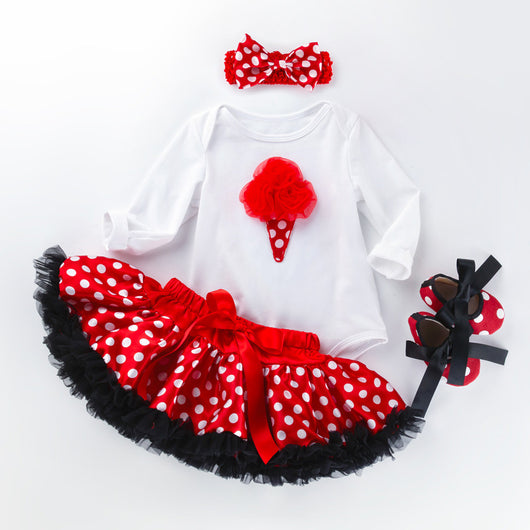 Conjunto de Romper con Falda Tul para Bebés y Niñas - Image 8
