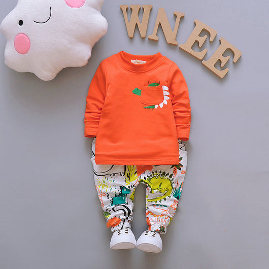 Conjunto de Tres Piezas de Suéter Casual para Niño - Image 4