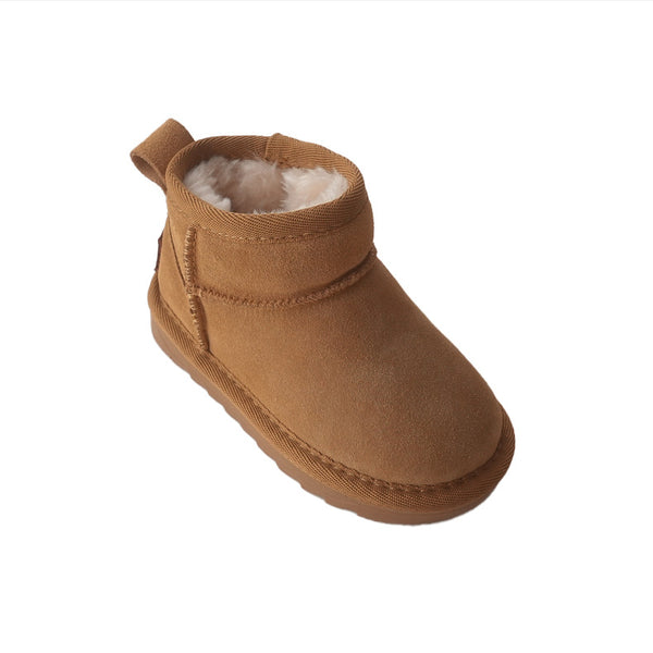 Botas de Nieve Altas Infantiles de Color Liso