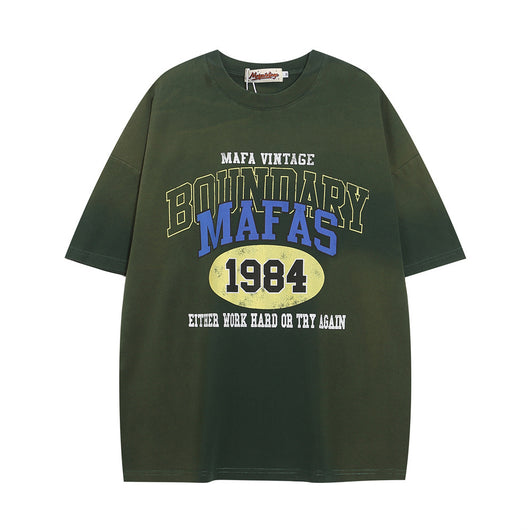 Camiseta de Algodón con Efecto Desgastado para Hombre - Image 2