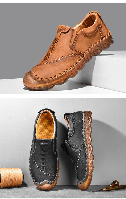 Zapatos Casuales Slip-on de Cuero Reforzado Premium - Image 28