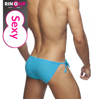 Shorts de Playa Hombre Cintura Baja con Cordón - Traje de Baño Moderno - Image 12