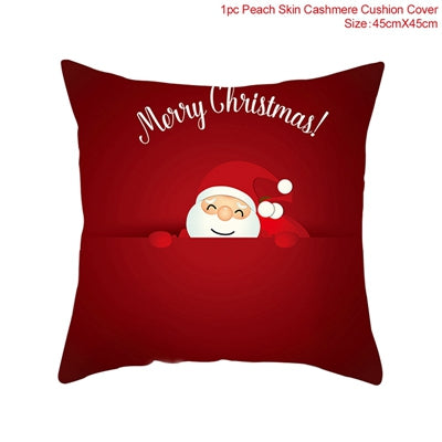 Funda de Almohada Navideña de Lino para Sofá - Image 50