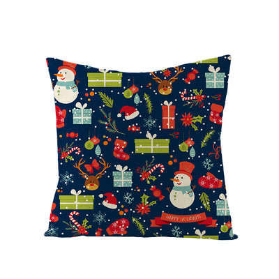 Funda de Almohada Navideña con Estampado Digital de Dibujos - Image 59