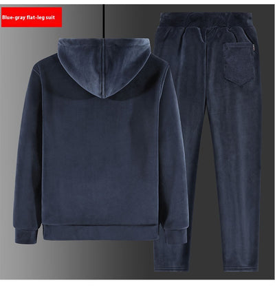 Conjunto de Sudadera y Pantalón de Terciopelo Silver Fox Talla Grande - Image 14