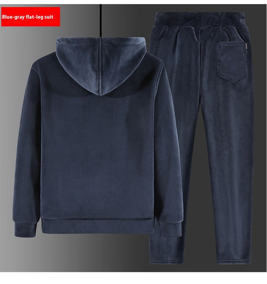 Conjunto de Sudadera y Pantalón de Terciopelo Silver Fox Talla Grande - Image 14