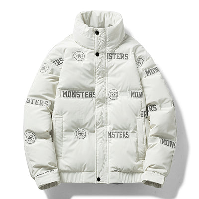Chamarra Acolchada Urbana para Hombre con Diseño de Letras