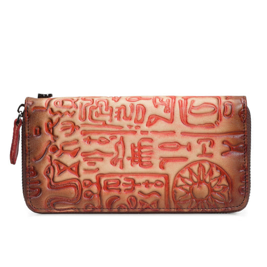 Cartera Clutch Oracle de Cuero Vintage para Mujer - Image 15