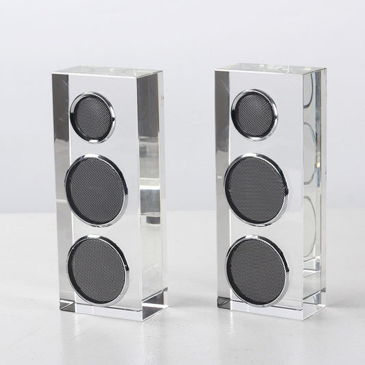 Lámpara Decorativa de Cristal Tema Música - Luz LED Luxury para Escritorio