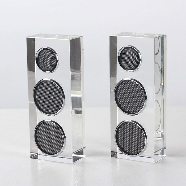 Lámpara Decorativa de Cristal Tema Música - Luz LED Luxury para Escritorio