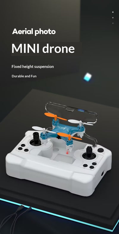 Dron Miniatura Portátil con Control Remoto - Cuadricóptero Estabilizador de Altitud - Image 8