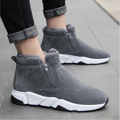 Zapatos Casuales de Invierno para Hombre en Ante y Algodón - Image 8