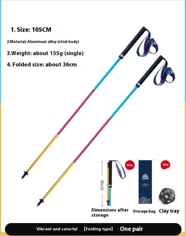 Bastón de Trekking Plegable en Fibra de Carbono - Image 4