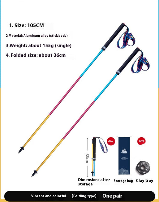 Bastón de Trekking Plegable en Fibra de Carbono - Image 4