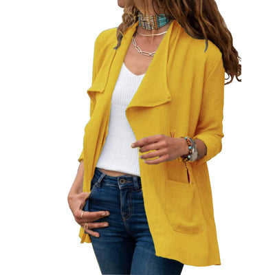 Chaqueta Cardigan Ligera de Manga Larga - Básico Versátil para Todos los Días - Image 6