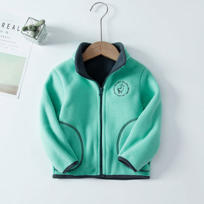 Conjunto Infantil Cardigan Polar con Capucha - Image 14