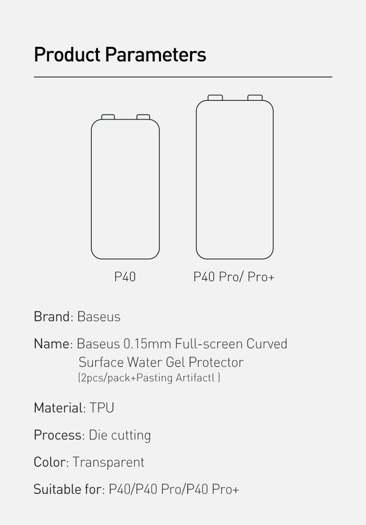 Protector de Pantalla Curvo Hidráulico para P40 Pro - Image 15