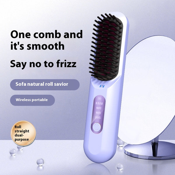 Peine Inalámbrico con Aniones - Cuidado Suave del Cabello