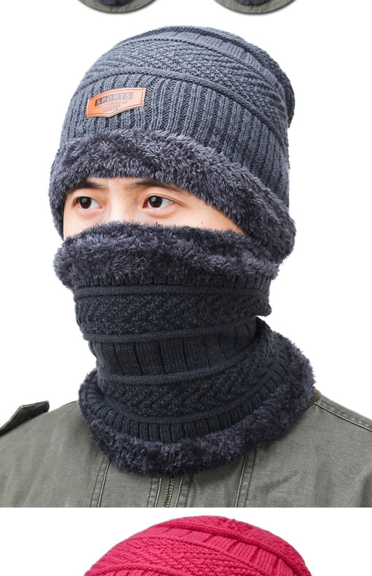 Conjunto Gorro y Bufanda Térmica para Hombre - Protección Invierno Fleece Acolchado - Image 12