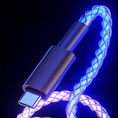Cable de Carga y Datos RGB con Efecto Color Mágico - Image 5