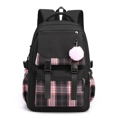 Mochila para Computadora Multicapa de Diseño Minimalista para Mujer - Image 6