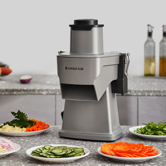 Cortadora Eléctrica Multifunción para Frutas y Verduras Uso Comercial