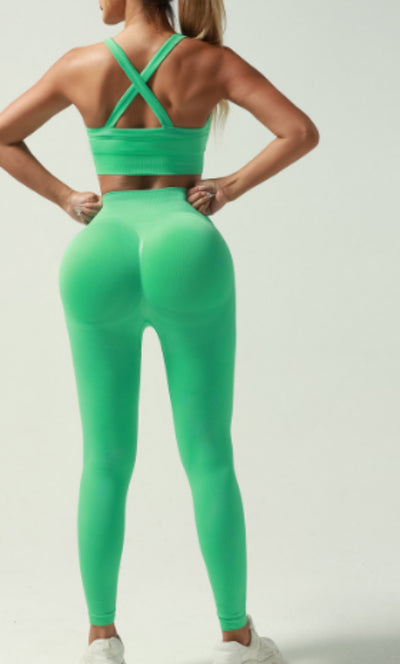 Conjunto de Pantalones Yoga en Nylon para Mujer - Image 3
