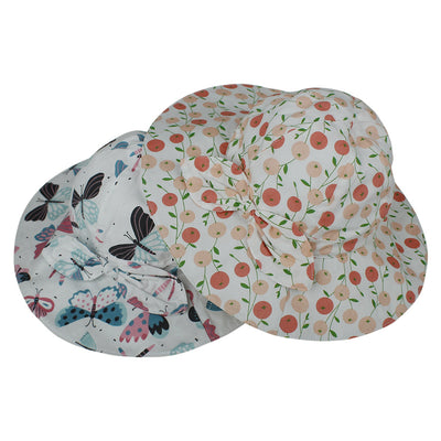 Gorro de Bebé Verano Algodón Floral Estilo Europeo - Image 15