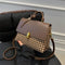Bolso Mensajero Cuadros Multicolor Estilo Occidental
