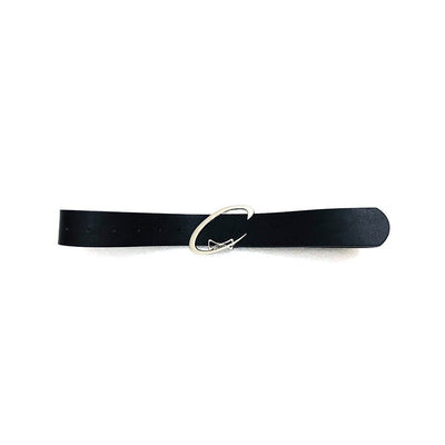 Cinturón de Cuero PU Negro con Hebilla Metálica - Versátil y Elegante - Image 7