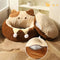 Cama Redonda Acogedora para Gatos y Perros - Colchón Térmico Invierno