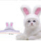 White Bunny Hat M