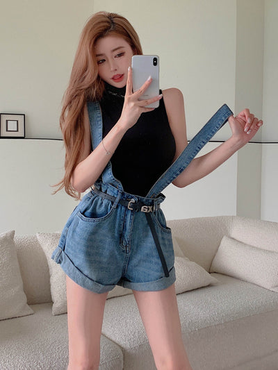 Jeans de Talle Alto Ajustables con Corte Versátil para Mujer - Image 3