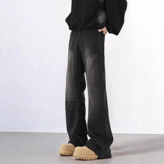 Jeans Flare Deconstructed Vintage Americano para Hombre - Image 11