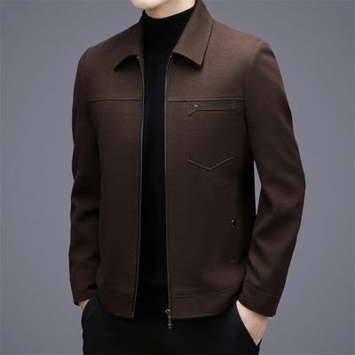 Chaqueta de Lana Corta para Hombre Otoño Invierno - Image 8