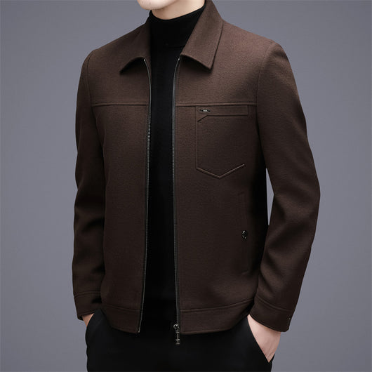 Chaqueta de Lana Corta para Hombre Otoño Invierno - Image 8
