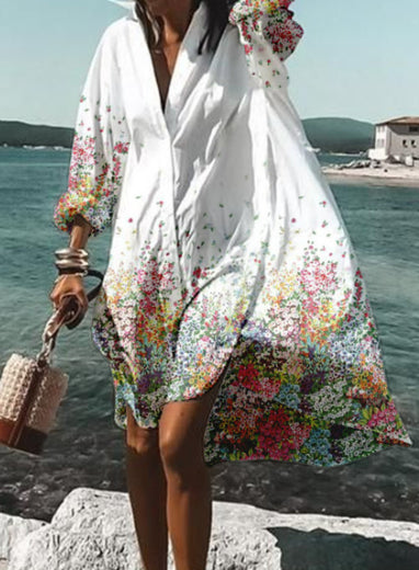 Vestido Camisero Elegante con Estilo Sofisticado - Image 13