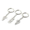 Personalized Stainless Steel Letter Keychain