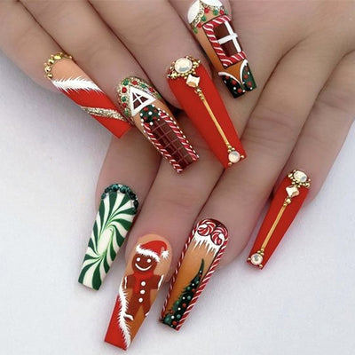 Uñas Decorativas Copo de Nieve - Diseño Navideño SMD - Image 21