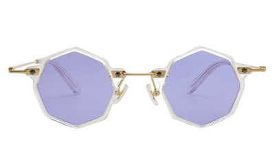 Gafas de Sol Polarizadas Geométricas Retro - Estilo Poligonal Vintage - Image 16