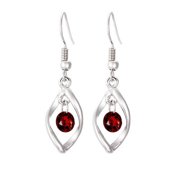 Aretes Largos de Plata 925 para Mujer - Diseño Elegante