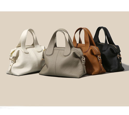 Bolso Mensajero de Cuero Genuino para Mujer - Gran Capacidad en Cuero Vacuno Primera Capa - Image 11