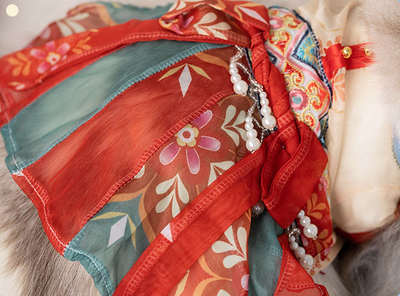 Falda Princesa Hanfu para Gatos - Protección Anticaída de Pelo - Image 13