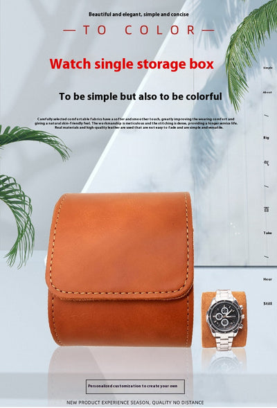 Estuche Organizador de Cuero para Relojes y Accesorios - Image 11