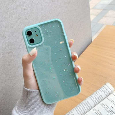 Funda Celular Acrílica con Estrellas Brillantes y Epoxi - Image 4