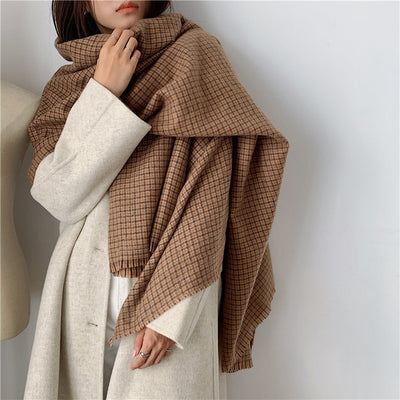 Bufanda a Cuadros Invierno para Mujer - Diseño Clásico - Image 6