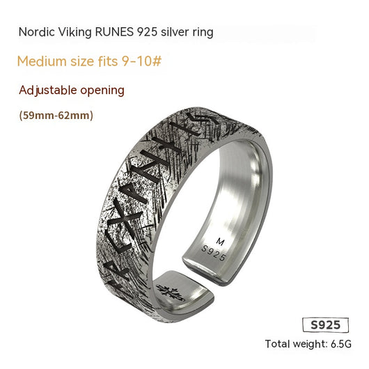 Anillo de Letras Nórdicas Viking - Image 8