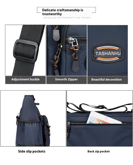 Bolsa Mensajera Casual de Gran Capacidad para Hombre - Image 24
