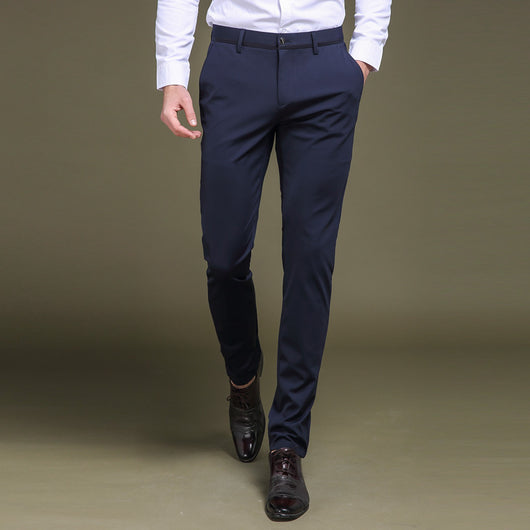 Pantalones de Vestir Slim Fit con Máximo Estiramiento para Hombre - Image 5