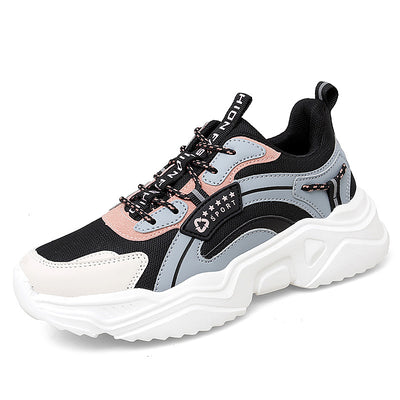Zapatillas Deportivas Gruesas Blancas para Mujer - Estilo Trendy Casual Primavera Verano - Image 5